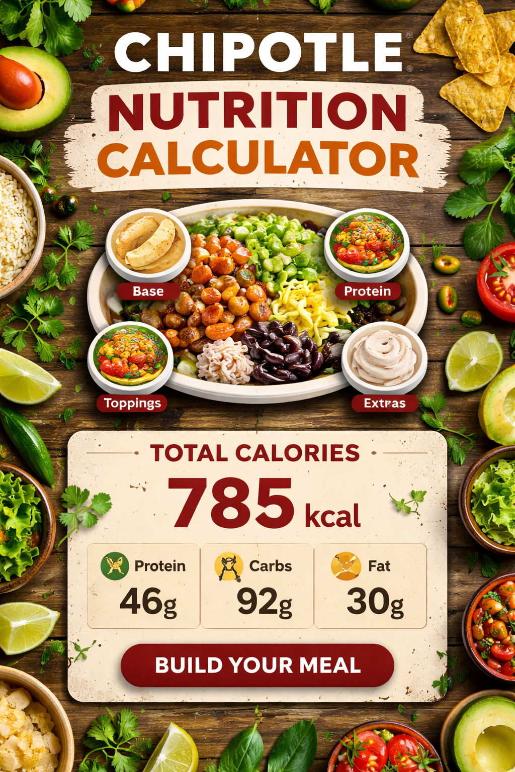Chipotle nutrition calculator