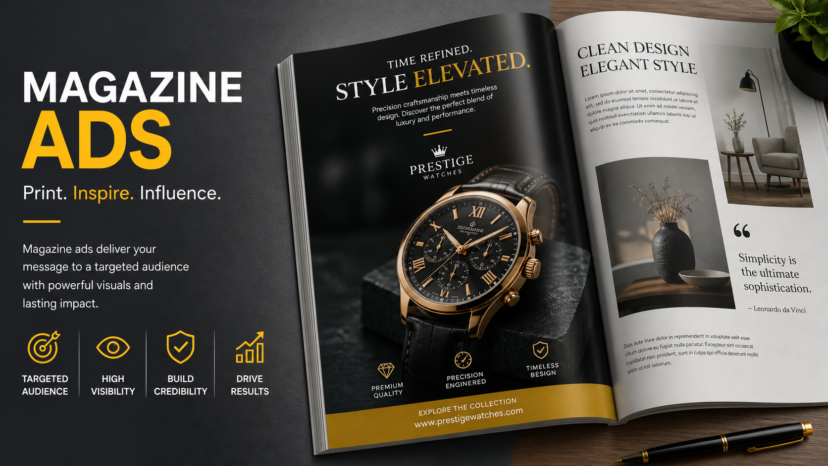 magazine ads